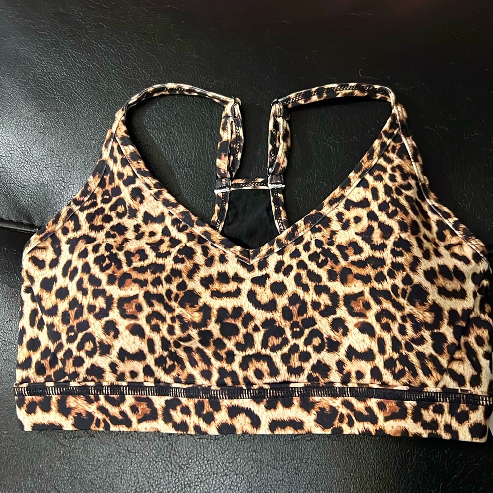 Woman’s Zyia extra small, sports bra, leopard print.  NWT.